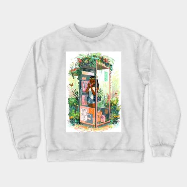 Phone Booth Crewneck Sweatshirt by GDBee